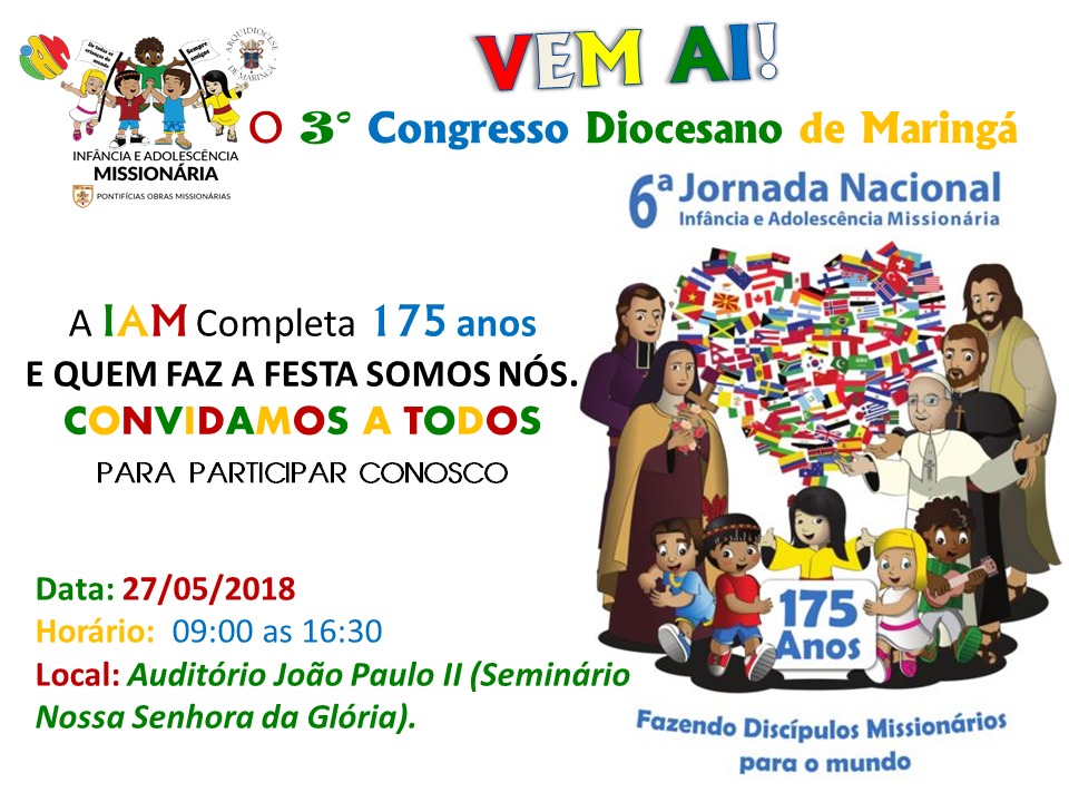 IAM da Arquidiocese de Maringá realiza 3º Congresso Missionário