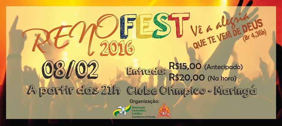 imagem-Carnaval carismático católico será dia 8 no Clube Olímpico em Maringá