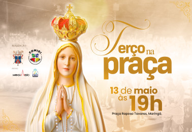 Maringá se une em oração pela paz no Terço na Praça