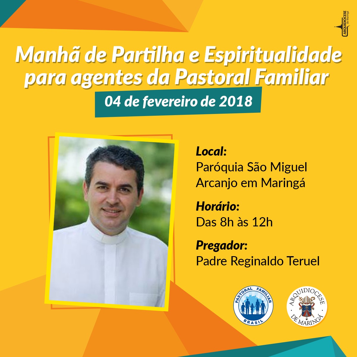 Manhã de partilha e espiritualidade para agentes da Pastoral Familiar